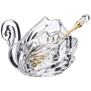 ИКОРНИЦА, MUZA CRYSTAL, С ЛОЖКОЙ 11*7*8, 5 СМ., КОР=48ШТ.