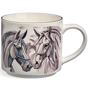 КРУЖКА LEFARD "HORSE" СЕРЕБРО 500МЛ