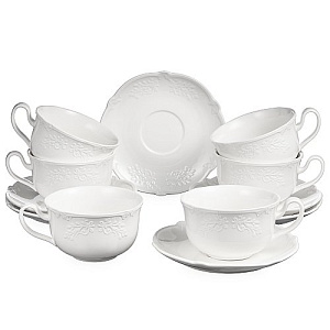 ЧАЙНЫЙ НАБОР LEFARD, FLORAL, НА 6 ПЕР. 12 ПР. 350 МЛ, КОР=4НАБ.