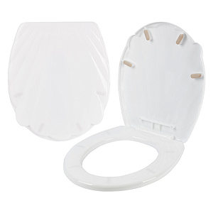 Сиденье для унитаза Keeplex Light 41,9х36,3х4,5 белое облако, SVIP, 1/14