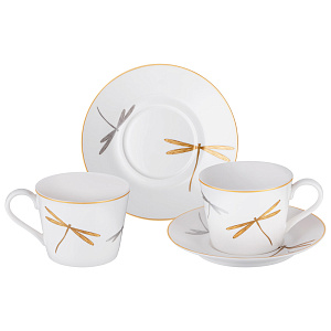 ЧАЙНЫЙ НАБОР LEFARD “ELEGANCE, НА 2 ПЕР. 4 ПР. 220 МЛ, КОР=12НАБ.