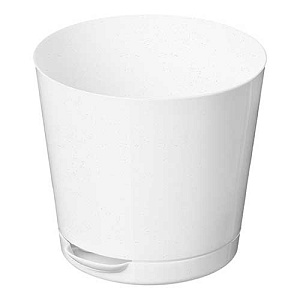 Горшок для цветов 0.5 л Homver Oregano 221602033/01, 100 мм, с прикорневым поливом, мраморный