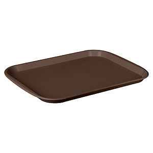 Поднос Homver Verona 221113924/01, прямоугольный 470х355х25 мм, темно-коричневый