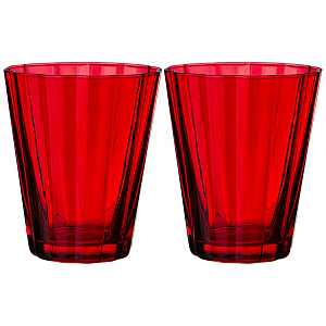 НАБОР СТАКАНОВ ИЗ 2-Х ШТУК, LOTUS RED, 290МЛ
