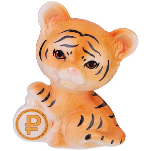 ФИГУРКА, ТИГРЕНОК, 7, 5*5*8, 5 СМ, КОР=180ШТ.