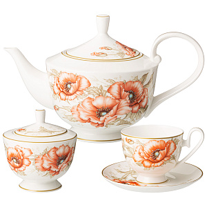 ЧАЙНЫЙ СЕРВИЗ LEFARD, ANTIQUE, НА 6 ПЕР. 14 ПР., КОР=4НАБ.