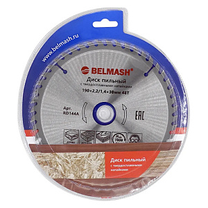 Диск пильный BELMASH 190*2,2/1,4*30/20/16мм, 48Т