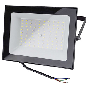 Прожектор светодиодный 100 Вт, SMD VLF8-100-6500-B 12000Лм, 220V, IP65, 223х167х33, черный, 1/20