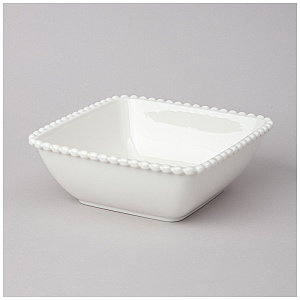САЛАТНИК КВАДРАТНЫЙ LEFARD, PEARL, 20*7, 5 СМ 1200 МЛ, КОР=12ШТ.