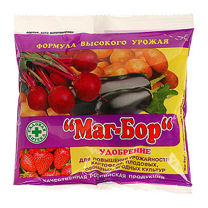 Удобрение Маг-бор, 200 г, комплексное для овощей и ягод, 5/50