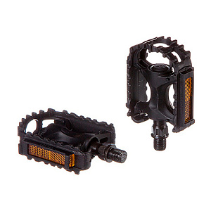 Педали STG FP-628, ось 1/2, пластик, черные Х87830, 1/30
