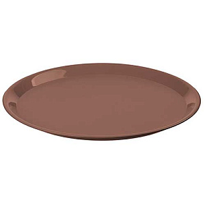 Поднос круглый 320 мм Homver Verona 221109424/01, темно-коричневый