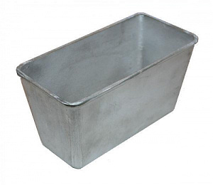 Форма хлебная х500, 500 г, прямоугольная, 1/10