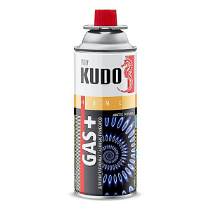 Газ для портативных плит 220 гр Kudo всесезонный универсальный KU-H403, 12/12