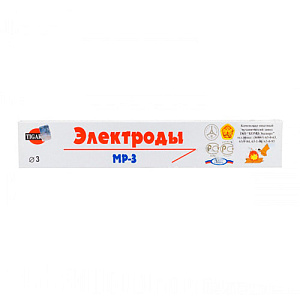 Электроды МР-3, 3мм, 1кг, Ростов, TIGARBO, 1/20