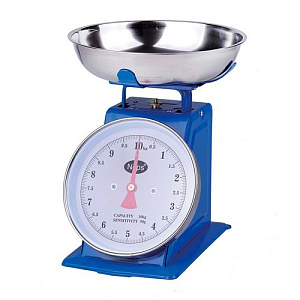 Весы кухонные механические MAXTRONIC MAX-ATZ, до 10кг, синий