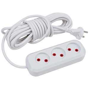Удлинитель 3 розетки 8м, MOK3 1/40