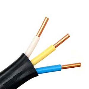 Провод ВВГ пнг-LS 3х2,5 ГОСТ, 100/100