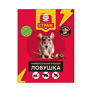 Средство от мышей и насекомых, универсальная клеевая ловушка, Бдительный СТРАЖ, книжка, 5/100