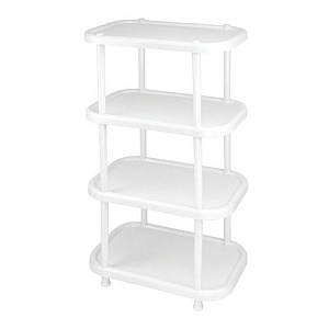 Стойка овальная IDEA М 2717, 4 секции, белая