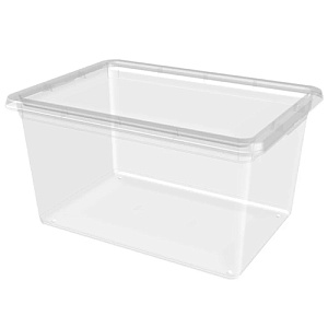 Ящик для хранения 45 л Homver Palm 221300801/00, 547 х 392 х 290 мм, бесцветный