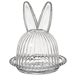 БЛЮДО СЕРВИРОВОЧНОЕ С КРЫШКОЙ, RABBIT FAMILY, 14*14*16 СМ
