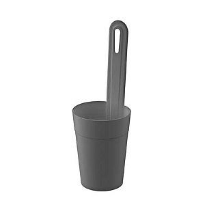 Кашпо для цветов 1.3 л Homver Tarragon 221616635/01, подвесное, 120 мм, серое