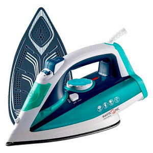 Утюг MAXTRONIC MAX-PL-CR281/DGR, 2400 Вт, изумрудный+белый+синий