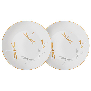НАБОР ТАРЕЛОК ЗАКУСОЧНЫХ LEFARD “ELEGANCE, 2 ШТ. 20*2 СМ, КОР=12НАБ.