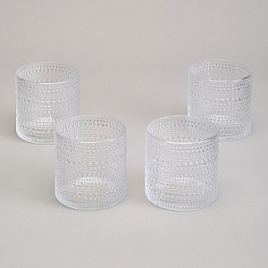 НАБОР СТАКАНОВ, BUBBLES, 4 ШТ. 390 МЛ / 9 СМ