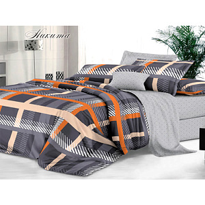 Комплект постельного белья Sateen De Luxe, 2 спальный макси, никита