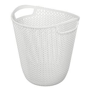 Корзина универсальная 7 л Homver Velvet 221302021/03, светло-серая