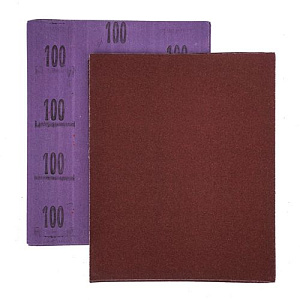 Шлиф шкурка №100 водостойкая на тканевой осн. 230*280, 50шт, 1/10