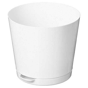 Горшок для цветов 0.75 л Homver Oregano 221602233/01, 120 мм, с прикорневым поливом, мраморный