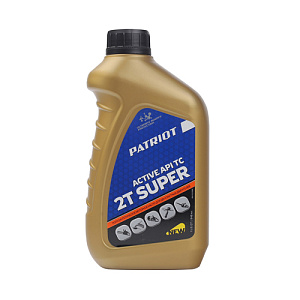 Масло полусинтетическое PATRIOT SUPER ACTIVE 2T 0.946 л