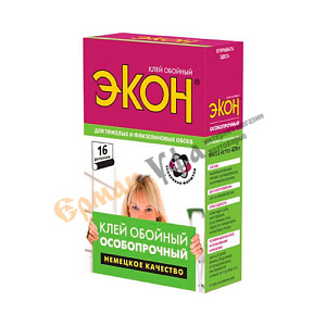 Клей обойный флизелиновый особопрочный 200г ЭКОН, 1/24