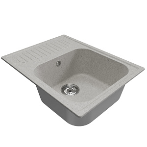 Мойка ML-GM18 с крылом, серая, 310, 640*490*190мм NEW