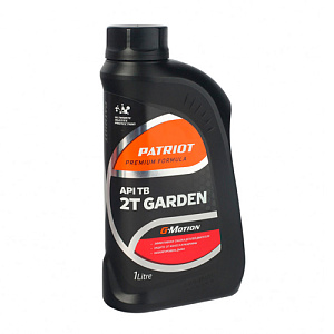 Масло минеральное PATRIOT G-Motion 2Т GARDEN 1 л