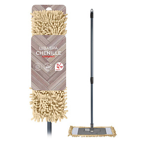 Швабра универсальная Chenille Compact 231202000/00, телескопическая рукоятка, 130 см