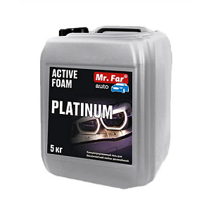 Автошампунь Mr. Far Auto Platinum для бесконтактной мойки, расход на машину 40-80г, 5кг ПНД, 1/1