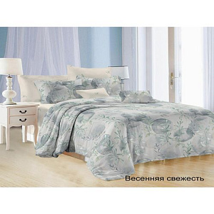 Комплект постельного белья Satin collection Евро, весенняя свежесть