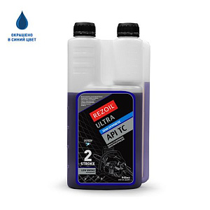 Масло REZOIL ULTRA 2-тактное, дозатор, полусинтетическое API TC 0,946 л