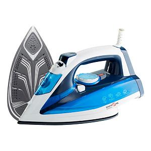 Утюг MAXTRONIC MAX-PL-CR281/DGR, 2B, 2400 Вт, голубой+белый+синий