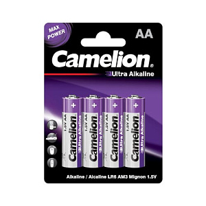 Батарейка LR06 CAMELION, сир, Ultra BL-4, 4/48/576