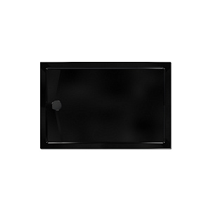 Поддон прямоугольный 1, 2*0, 8*0, 02, Universal PRO N, акрил d 90, каркас+экран выс.13 см BLACK