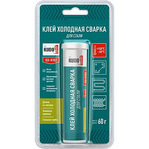 Клей Холодная сварка для стали, KUDO, объем 0,06л.