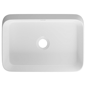 Раковина накладная на столешницу WAVE City 550*390*120 ш*г*в без перелива,белый,прямоуг