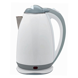 Чайник MAXTRONIC MAX-311A, 1800Вт, 1,8л, белый+серый