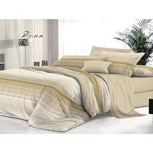 Комплект постельного белья Sateen De Luxe, 2-спальный Макси, темп