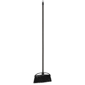Щетка-метла для улицы Homver Etna Black 223210630/01, c черенком 120 см, жесткая щетина, черная